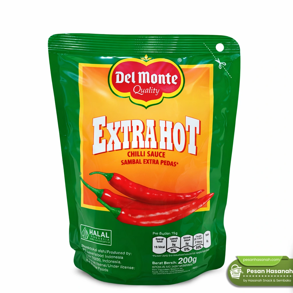 Saus Delmonte Extra Hot 200 G Pouch